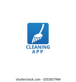 Cleaning service logo and icon template