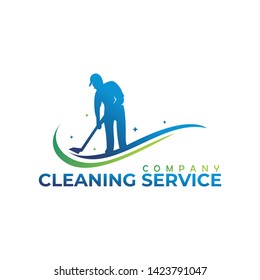 cleaning service logo icon vector