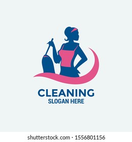 Cleaning service logo icon vector template
