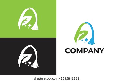 cleaning service logo, letter a broom logo, cleaning, cleaning service logo, house cleaning logo