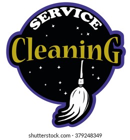 Cleaning service logo professional