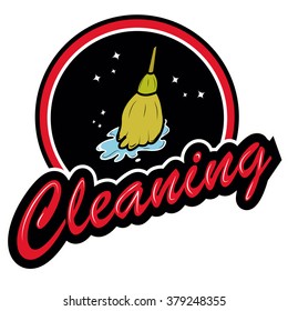 Cleaning service logo professional