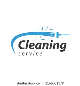 cleaning service logo stylized creative design template
