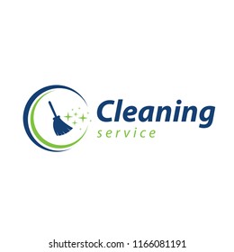cleaning service logo stylized creative design template