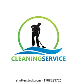 Cleaning Service Logo Template Design Vector