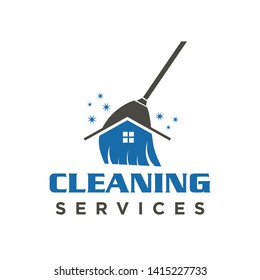 Cleaning Service Logo Template and Icon