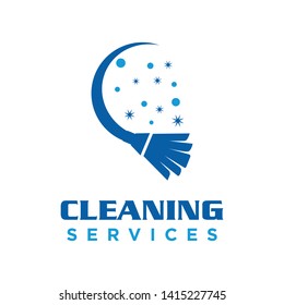 Cleaning Service Logo Template and Icon