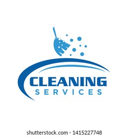 Cleaning Service Logo Template and Icon