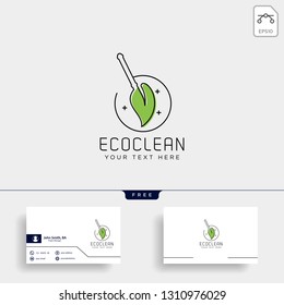 cleaning service logo template vector illustration icon element