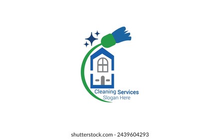 cleaning service logo and template vector, suitable for your business