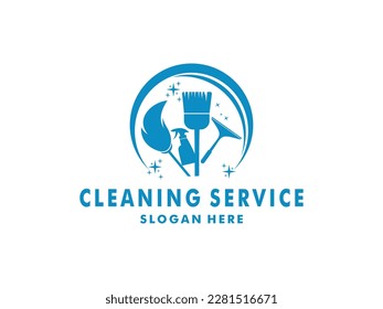 Cleaning Service Logo vector Design Inspiration