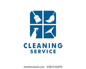 Cleaning Service Logo vector Design Inspiration
