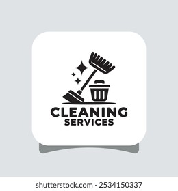 Cleaning Service Logo vector Design