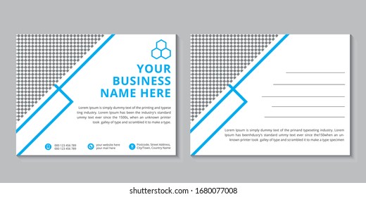 Cleaning Service Postcard Template, Modern Postcard Template. business post card template. 