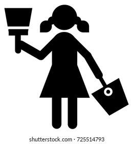 Cleaning Service profession icon with smart precision design