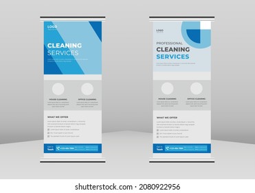 
Cleaning Service Roll Up Banner Design, Cleaning Roll Up Banner, Cleaning Banner Design, Trend Business Roll Up Banner Design, Creative Vector Roll Up Design. EPS