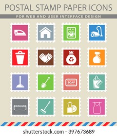 Cleaning service simply symbol for web icons and user interface