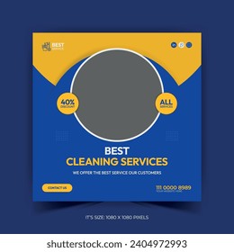 Cleaning Service Social Media Advance Banner