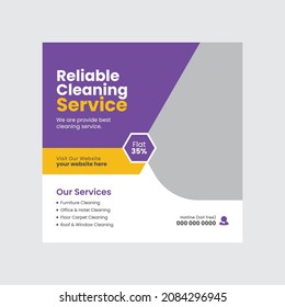 Cleaning Service Social Media Post