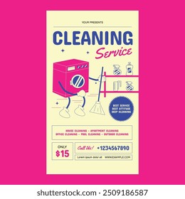 Cleaning Service Social Media Story