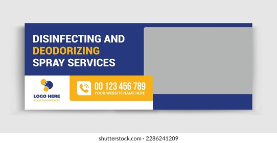 Servicio de limpieza Diseño de banners de cabecera de la línea de tiempo o diseño de plantillas de publicación de medios sociales, Servicio de limpieza de medios sociales.
