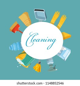 cleaning, service, vector