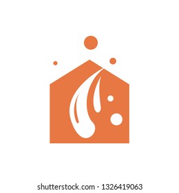 Cleaning service vector icon