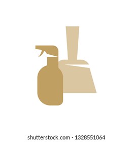 Cleaning service vector icon