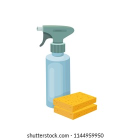 cleaning, service, vector illustration