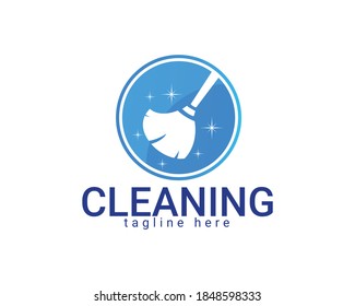 Cleaning Service vector Logo design
