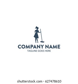 House Maid Logo Images Stock Photos Vectors Shutterstock