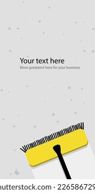 Cleaning services advertisement banner background with plenty of space for your text, buttons etc. Vector illustration