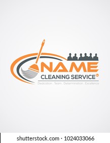 Cleaning Services Company/business Logo Design With Vector File.