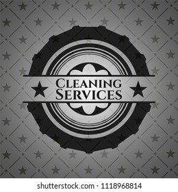 Cleaning Services dark emblem