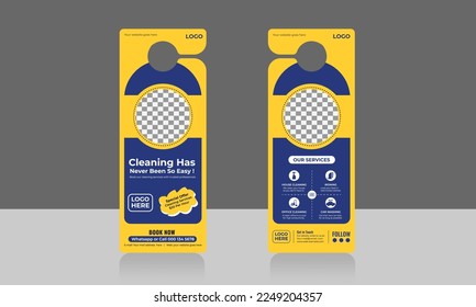 Kläranhängeschablone oder -schrott, Staubsaugerabladerabladerablade-Schrankkarte Dl flyer-Vektorgrafik-Layout