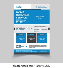 Cleaning Services Flyer Template designed for exclusively corporate and small scale companies. Also it can be used for variety purposes. Click on preview image to see further details