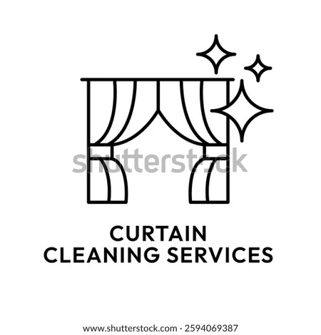 Cleaning services icon set. Cleaning services carpet, mattress, curtain, sofa, cushion car seat, house, bed  icons. Logo cleaner. Cleaner service label. Vector illustration.