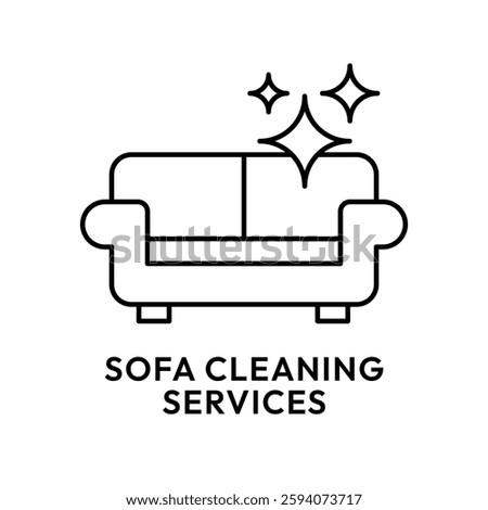 Cleaning services icon set. Cleaning services carpet, mattress, curtain, sofa, cushion car seat, house, bed  icons. Logo cleaner. Cleaner service label. Vector illustration.