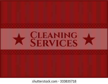Cleaning Services poster