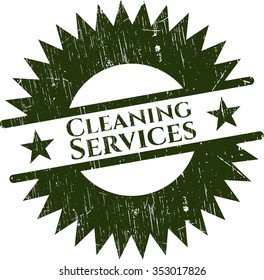 Cleaning Services rubber stamp