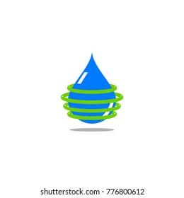 Cleaning services Water drop.