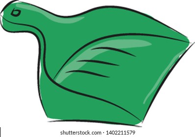 Cleaning shovel hand drawn design, illustration, vector on white background.