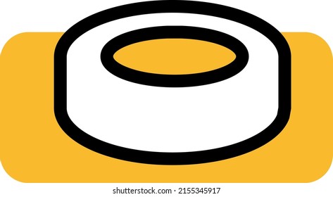 Cleaning soap bar, illustration, vector on a white background.