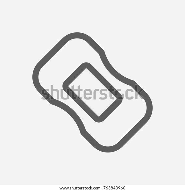 Cleaning Soap Icon Line Isolated Symbol Stock Vector Royalty Free