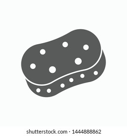 cleaning sponge icon, sponge vector