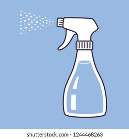 Cleaning spray bottle