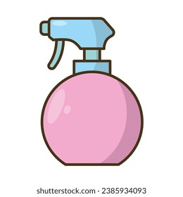 Cleaning spray bottle icon vector on trendy design