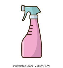 Cleaning spray bottle icon vector on trendy design