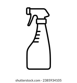 Cleaning spray bottle icon vector on trendy design