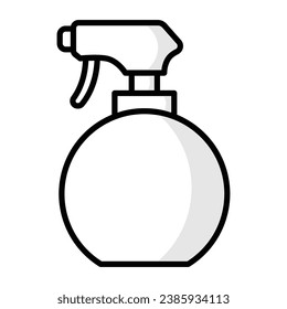 Cleaning spray bottle icon vector on trendy design